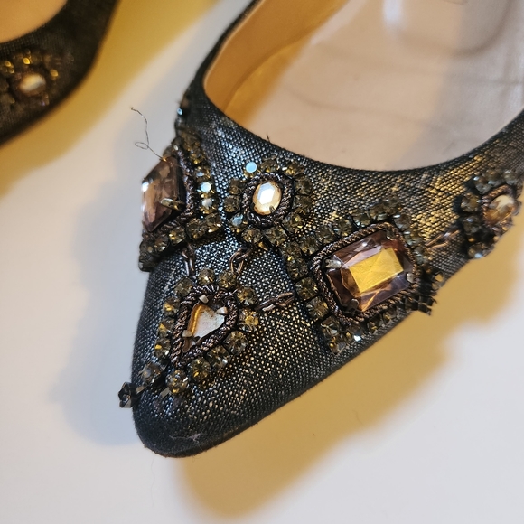 Manolo Blahnik flats size 8(38) in GUC - Picture 3 of 12